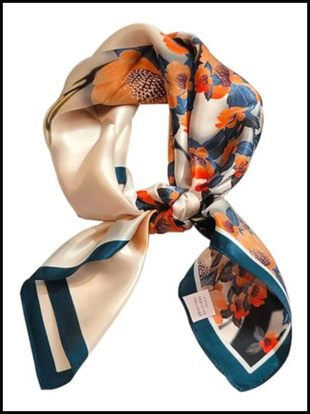 Satin Hair Bandana Scarf Women Lightweight Fashion Neck Scarf Silk